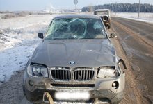 В Котельничском районе BMW слетела в кювет