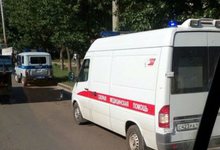 В Кирове грузовик столкнулся с полицейским автомобилем