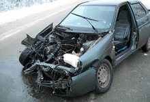 На трассе Киров — Советск «Приора» протаранила «Лендровер»