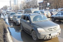 3 машины столкнулись на улице Московской