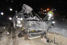 В Юрьянском районе водитель “Гранты” погиб от жесткого столкновения с “Тойотой”