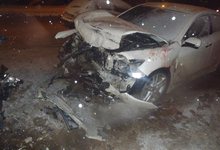 Авария на Московской: Honda выехала на встречную