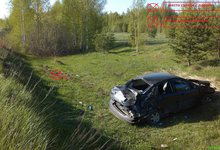 Пьяная и без прав - водитель перевернувшегося Ford