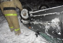 ДТП в Уржумском районе: «Фольксваген Тигуан» улетел в кювет