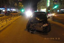 На Карла Маркса "Калина" врезалась в "Субару"