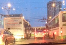 Аварийная Воровского: 3 ДТП застопорили движение транспорта