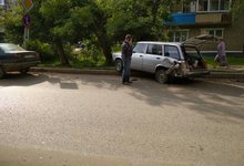 Volkswagen Jetta вытолкнул «Жигули» с дороги на улице Грибоедова