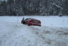 ДТП в Слободском районе: «Датсун» съехал в кювет