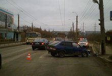 Водитель был пьян - авария на Луганской