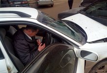 Пьяный водитель протаранил три машины