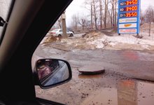 Ремонт дорог в Кирове: заплаты вылетают целиком