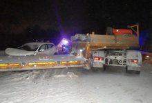 ДТП в Кирово-Чепецком районе: «Камаз» столкнулся с «Ниссаном»