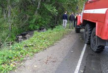 Пьяный водитель Lancer съехал в кювет