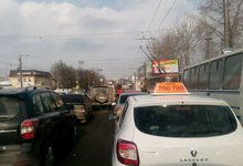 Из-за одной аварии в пробках встала половина дорог Кирова