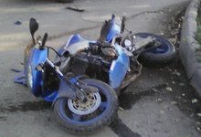 На Лепсе лишенник на Audi сбил мотоциклиста