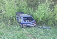 Водитель на Mitsubishi вытолкнул с дороги «Москвич»