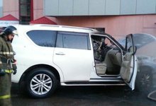 Nissan Patrol на Орловской был подожжен