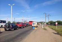 Ремонт перезда в Нововятске вызвал большие пробки