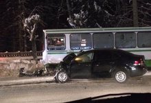 В столкновении с автобусом у «Простора» погиб водитель Volkswagen Polo