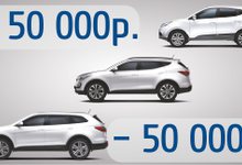 Кроссоверы от Hyundai: минус 50 000 руб. на все!