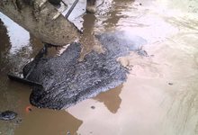 На кировские дороги за неделю вылито 240 тонн литого асфальтобетона