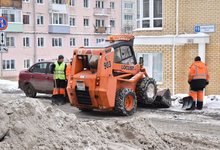 Подрядчики расчистили заваленные снегом улицы Энтузиастов и Капитана Дорофеева