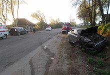 В Яранске молодая девушка не справилась с Audi и врезалась в «Рено»