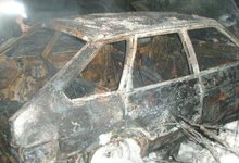 В гараже на улице Щорса сгорел автомобиль