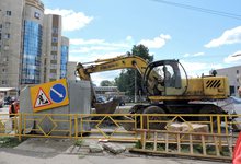 В Кирове улицу Комсомольскую снова перекопали