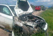 В Орловском районе столкнулись «БМВ» и трактор