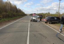 В Даровской районе «семерка» протаранила «Мицубиси»