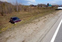 В Котельничском районе автоледи на «Kia» съехала в кювет