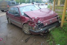 ДТП на Ленина: хотел проскочить, да не успел