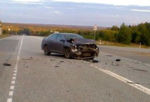 ДТП на трассе «Вятка»: «Лада» перевернулась после столкновения с Toyota