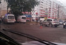 На Московской «скорая» врезалась в иномарку: пострадали 4 человека