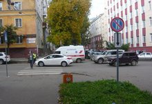 На Спасской женщина сбила пенсионерку и её внука