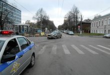 На улице Свободы пенсионер устроил ДТП