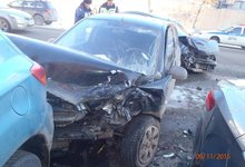 На Горького произошло ДТП с участием 4 автомобилей