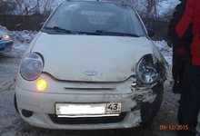 На улице Центральной автоледи на «Матизе» протаранила «Форд»