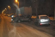 Автоледи за рулем «Хонды» протаранила «Форд» и «Мерседес» на Конева