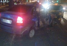 Автоледи за рулем «Калины» протаранила «Тойоту» на Московской