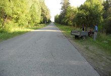 Надо уметь. Водитель мотоблока покалечил себя и пассажира