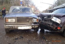 На Карла Маркса «Ауди» врезалась в «семерку»