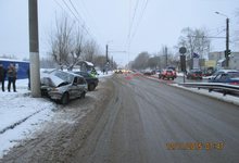 На Производственной «Форд» влетел в «четырнадцатую»