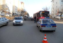 На Ленина столкнулись «Рено» и автобус, пострадал ребенок