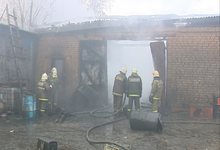 Пожар в Кирове: загорелся склад автосервиса