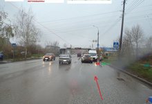 На Ердякова сбили женщину на пешеходном переходе