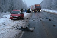 На трассе Киров — Советск в аварии пострадал семимесячный ребенок