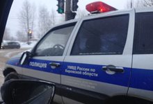 В Кирове на Производственной автомобиль полиции попал в ДТП