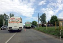 ДТП в Лосево. Лоб в лоб столкнулись автобус и ВАЗ